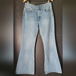 Levi's Sky Blue Wide Leg Jeans